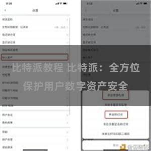 比特派教程 比特派：全方位保护用户数字资产安全